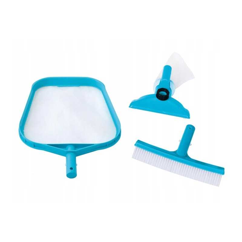 Valymo rinkinys baseino valymui, priedų rinkinys, tinklinis šepetys