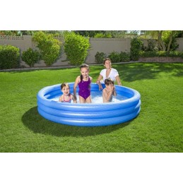 Sodo baseinas vaikams, pripučiamas irklavimo baseinas, mėlynas, 183x33cm, bestway metų amžiaus