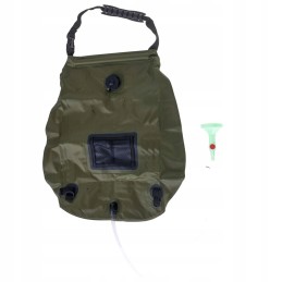 Saulės kempingo dušas 20l su termometru