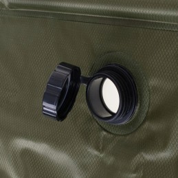 Kempingo saulės dušas su termometru, 20l