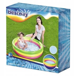 Bestway pripučiamas irklavimo baseinas minkštu dugnu