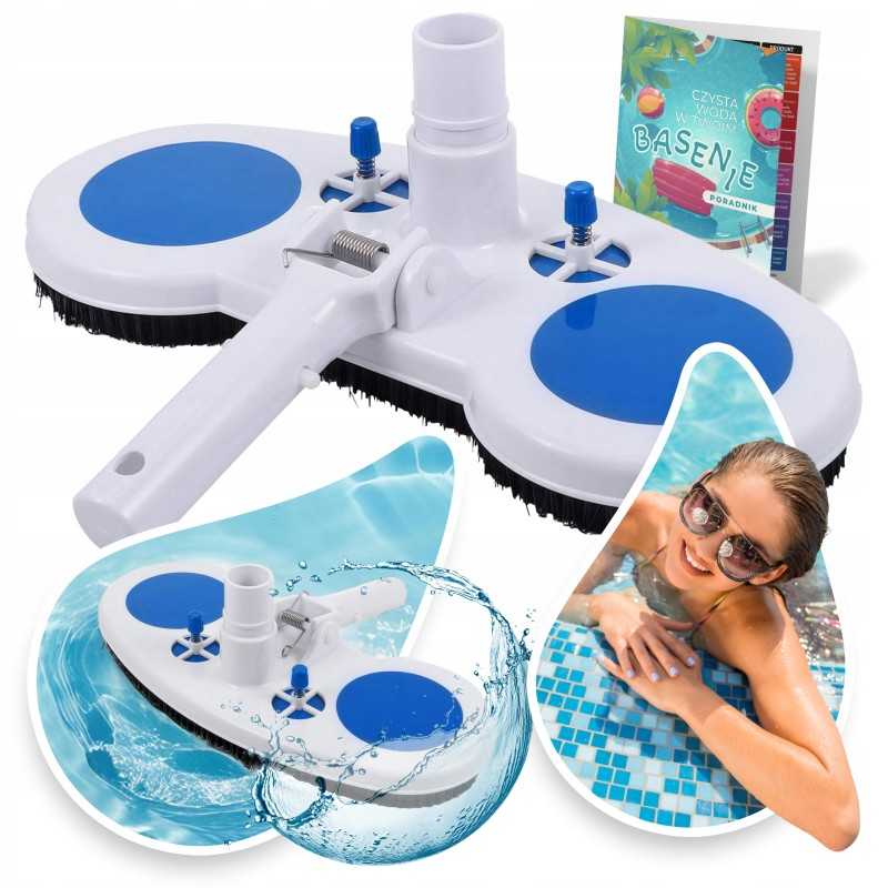 Šepetys su oro išleidimo anga baseino dulkių siurbliui