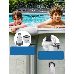 Sumažinimo jungtis siurblių žarnoms, baseino žarnos, 4 vnt