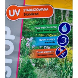 Juoda agrotekstilė 1,6x5m