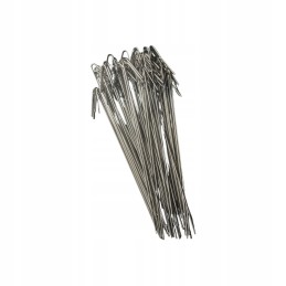 Inkaro kaiščiai geokratui geotinklas tinklelis plienas 40cm 48 vnt ekologinis kaištis