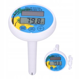 Saulės baseino termometras plūduriuojantis baseinas