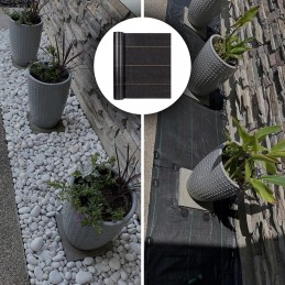 Agrotkanina agrotekstilė 1,1x50m nuo piktžolių juoda 70g UV 3% + 50x inkarai