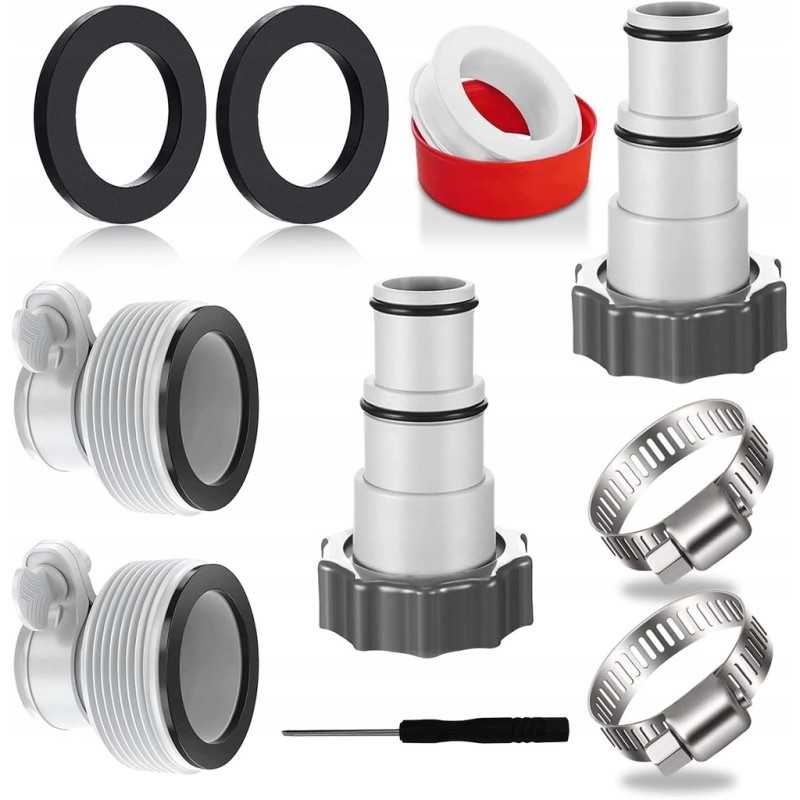 2vnt siurblio žarnos adapteris baseino vandentiekio įrankių adapteris 32 38mm