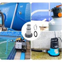 2vnt siurblio žarnos adapteris baseino vandentiekio įrankių adapteris 32 38mm