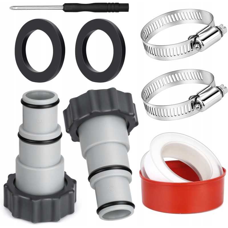 vnt. žarnų sumažinimo jungtis siurbliams, žarnoms, baseinų adapteriui intex 32 38