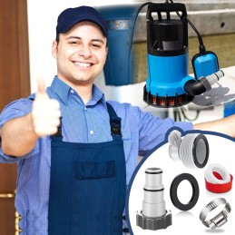 Adapteris A skirtas Intex baseinui, 2 vnt. Pakeitimas Intex siurbliams