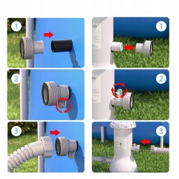 Adapteris intex baseino žarnoms adapterių jungtys 4000 2500 2000
