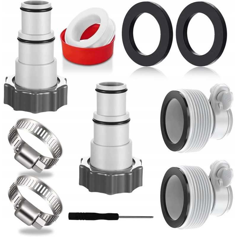 Siurblio žarnos adapteris intex 32 38mm žarnos sąsajai 2 vnt