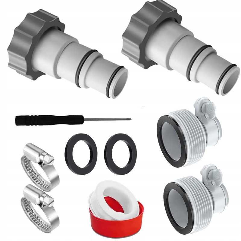 Siurblio žarnos adapteris intex 32 38mm filtro siurbliui 2 vnt