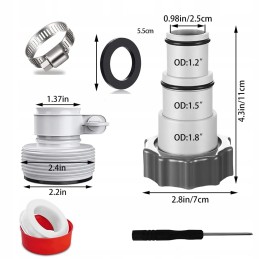 Siurblio žarnos adapteris intex 32 38mm filtro siurbliui 2 vnt