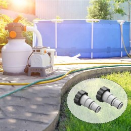 Siurblio žarnos adapteris Baseino vandentiekio įrankių jungtis 32 38mm 2vnt