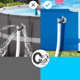 Adapterio jungtys intex 4000 2500 2000 1500 baseino žarnos siurbliui