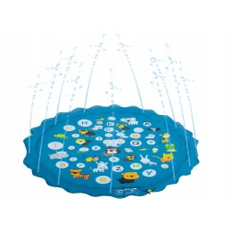 Purkštuvų vandens kilimėlis sodo fontanas dušo padėklas abėcėlė 170cm