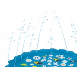 Purkštuvų vandens kilimėlis sodo fontanas dušo padėklas abėcėlė 170cm