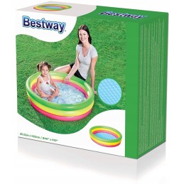 Bestway pripučiamas baseinas trijų spalvų 102x25cm 3