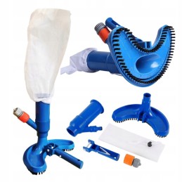 Dulkių siurblys baseino valymui tinkliniu šepečiu