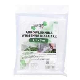 Pavasarinė agrotekstilė, balta, 1,1 x 5 m - puiki apsauga jūsų augalams!