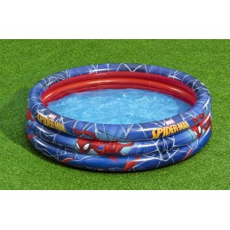Sodo pripučiamas baseinas vaikams Žmogus-voras 3 žiedai 122x30cm bestway