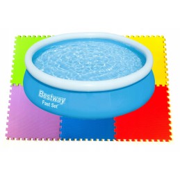 Storos dėlionės detalės, 6 dalių putplasčio kilimėlis baseinui