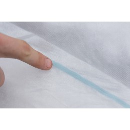 Lenkiška agrotekstilės danga, spyruoklinė, atspari šalčiui, 4,2 x 10 m, 23 g, balta, sutvirtinti kraštai