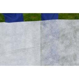 Lenkiška agrotekstilės danga, spyruoklinė, atspari šalčiui, 4,2 x 10 m, 23 g, balta, sutvirtinti kraštai