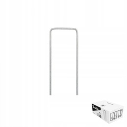 Metalinis 'u' kaištis - 3 cm/20 cm/100 vnt