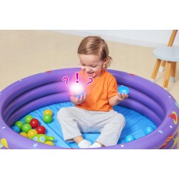 Pripučiamas irklavimo baseinas vaikams, bestway kamuoliukai