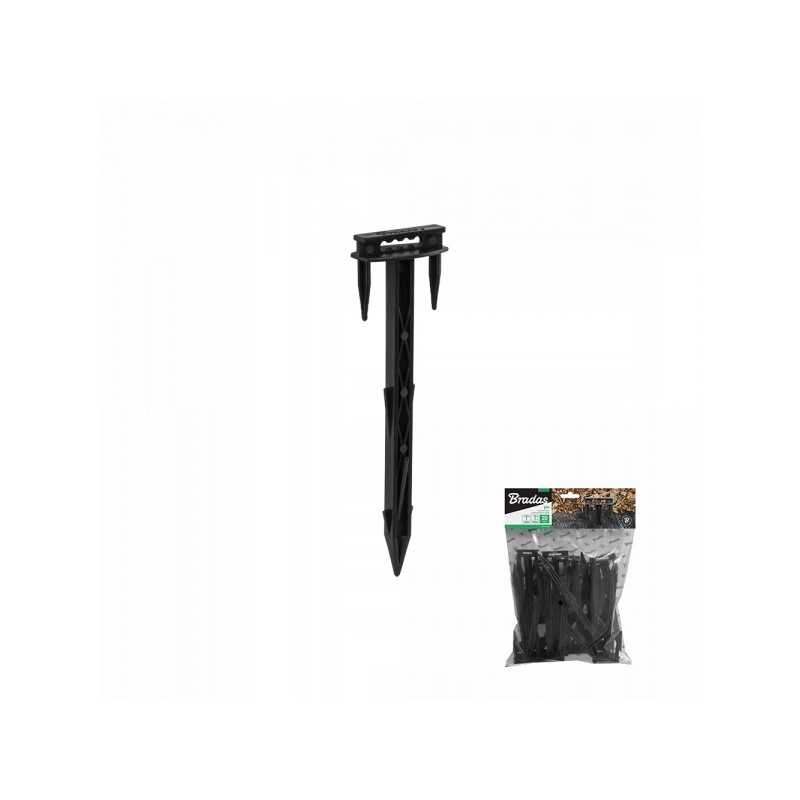 Smeigtukas agrotekstilei neaustinės medžiagos agrotekstilė trišakis 17/5cm 20vnt ats1705b