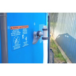 2x baseino vamzdžio atrama intex bestway baseinui su 32x38 redukcijos adapteriu