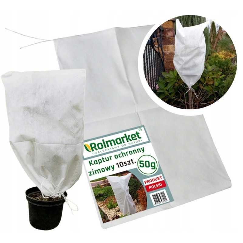 ✨ Lenkiškas apsauginis gaubtas, agrotekstilės maišelis, žieminis, 10 vnt