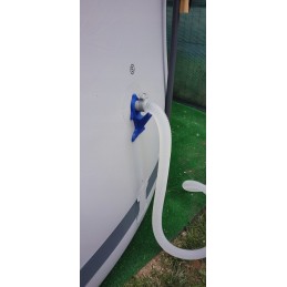 2x baseino vamzdžio atrama intex bestway baseinui su 32x38 redukcijos adapteriu