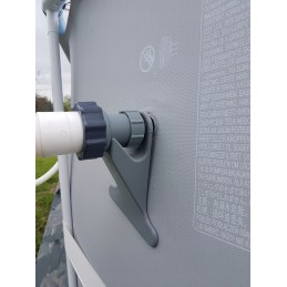 2x baseino vamzdžio atrama intex bestway baseinui su 32x38 redukcijos adapteriu