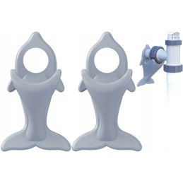 2x baseino vamzdžio atrama intex bestway baseinui su 32x38 redukcijos adapteriu