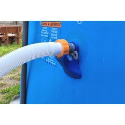 2x baseino vamzdžio atrama intex bestway baseinui su 32x38 redukcijos adapteriu