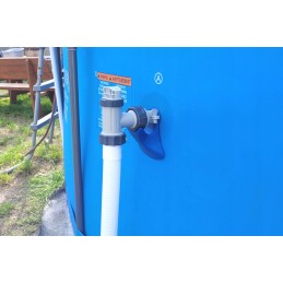 2x baseino vamzdžio atrama intex bestway baseinui su 32x38 redukcijos adapteriu