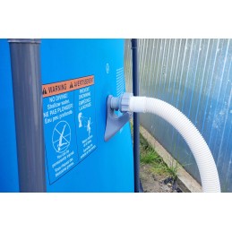 2x baseino vamzdžio atrama intex bestway baseinui su 32x38 redukcijos adapteriu