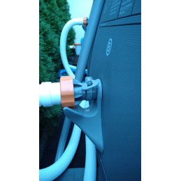 2x baseino vamzdžio atrama intex bestway baseinui su 32x38 redukcijos adapteriu