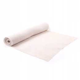 Baltas džiuto audinys, balintas džiutas, 50 cm metrais