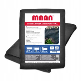 Agrowwoven 50 anti weed black 3 2 x 10 m maan