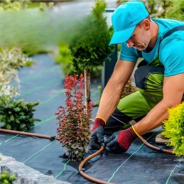 Agrotekstilė agrotekstilė juoda 70g 1,1x50m piktžolių kontrolės kilimėlis nuo piktžolių