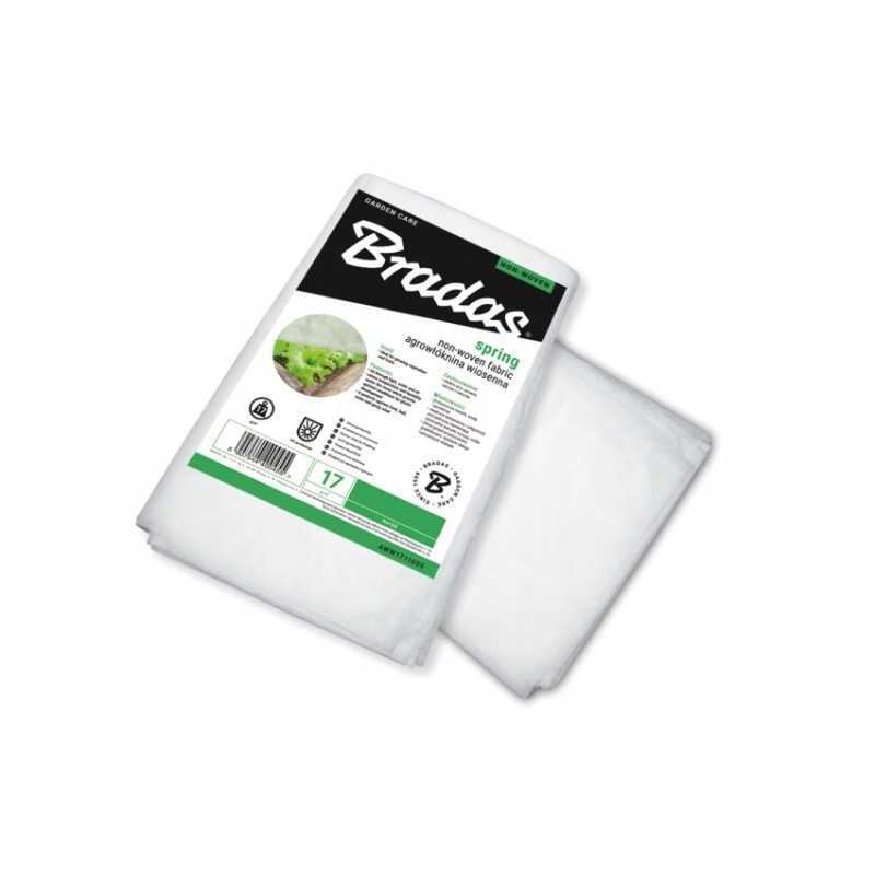 Spyruoklinė agrotekstilė, balta, 1,6 x 5 m / 17g