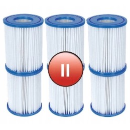 6 x cartridge II filtro siurblys bestway 58094 wawa
