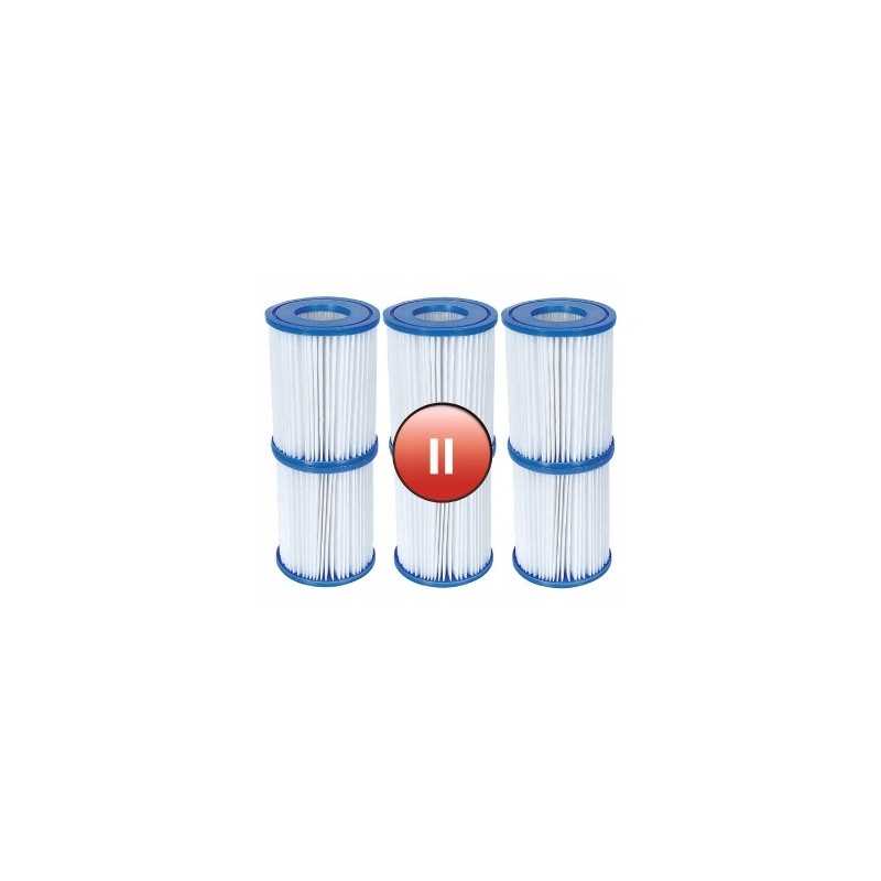 6 x cartridge II filtro siurblys bestway 58094 wawa