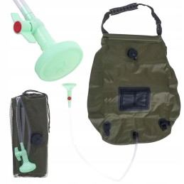 Nešiojamas saulės dušas turistinis dušas