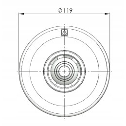 Sieninis įleidimo antgalis astralpool baseinui